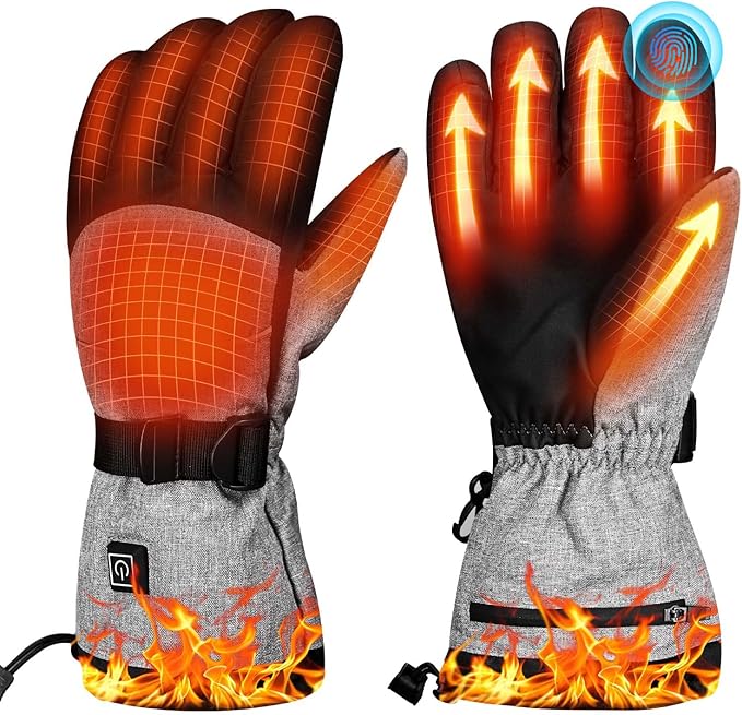 Heated Winter Gloves with Power Bank