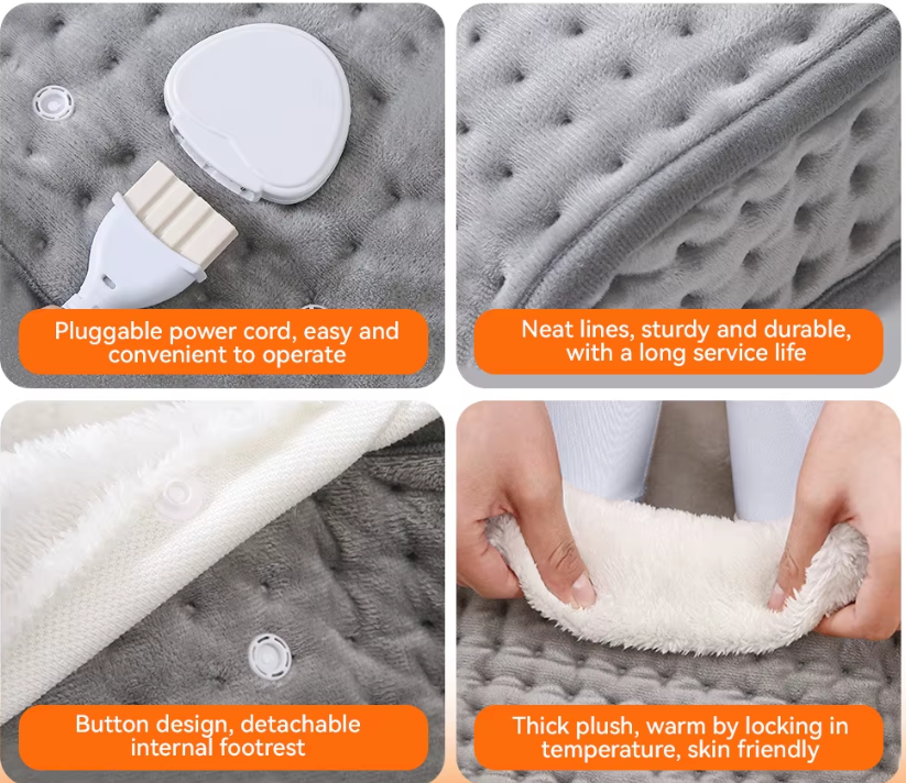 Electric Heated Foot Warmer Pad – 9-Levels