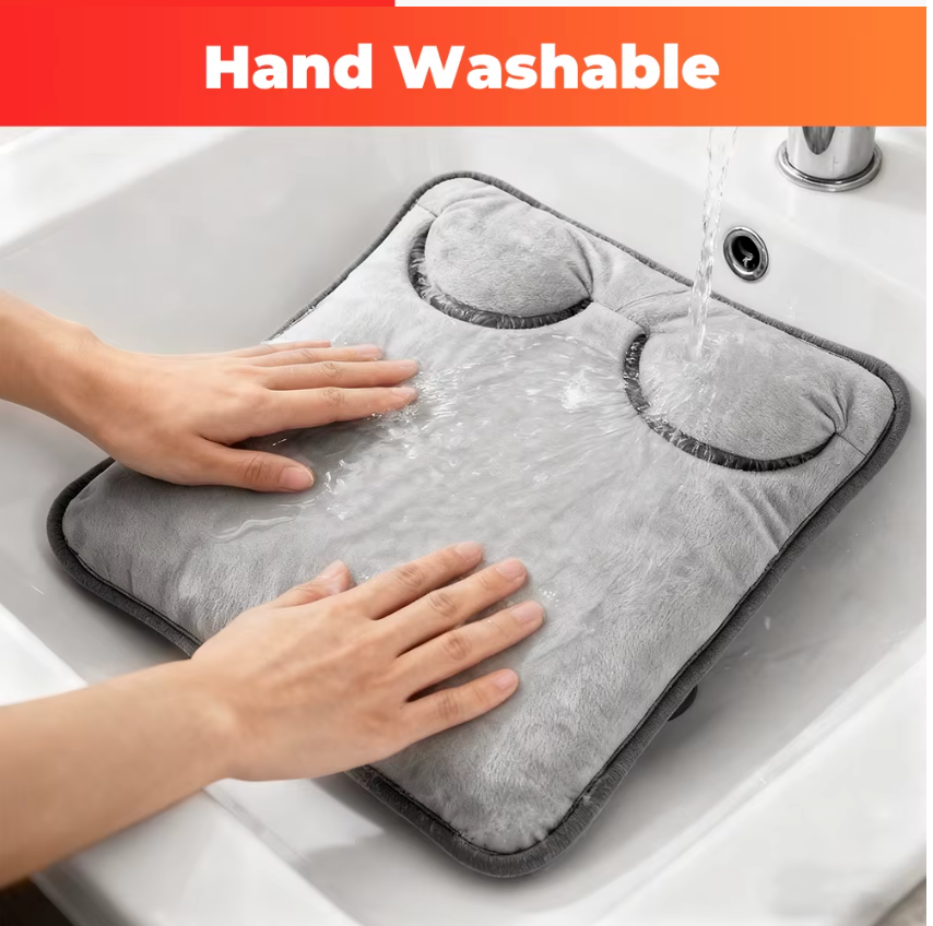 USB Heated Foot Mat – Soft Washable