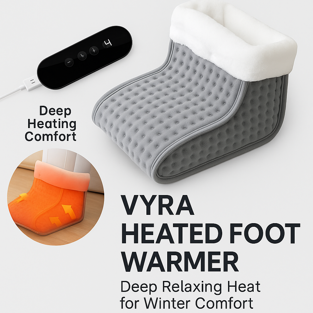 Electric Heated Foot Warmer Pad – 9-Levels