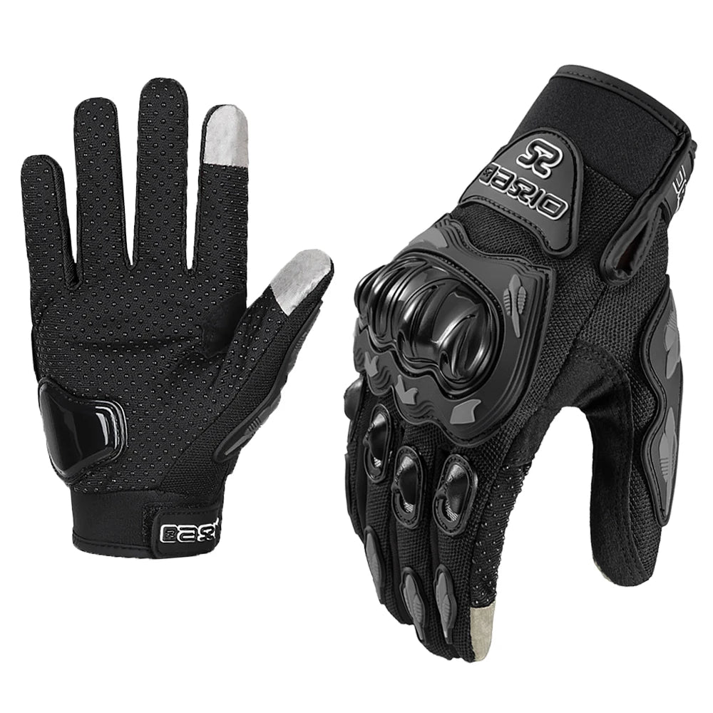 Breathable Full-Finger Motorcycle Gloves